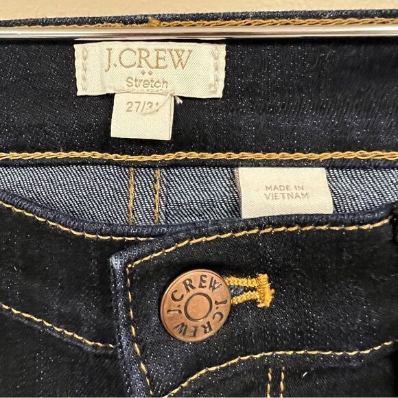 J Crew dark Wash stretch straight leg jeans Sz 27 - Picture 5 of 6